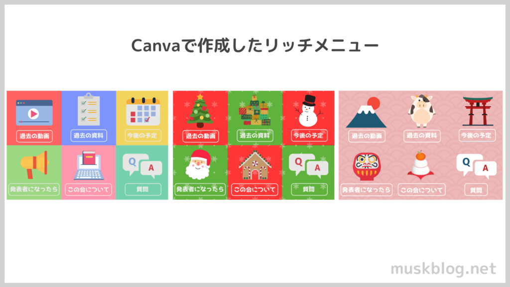 Canvaでlineのリッチメニューを簡単に作る方法 画像付きで分かりやすく解説 Musk Blog